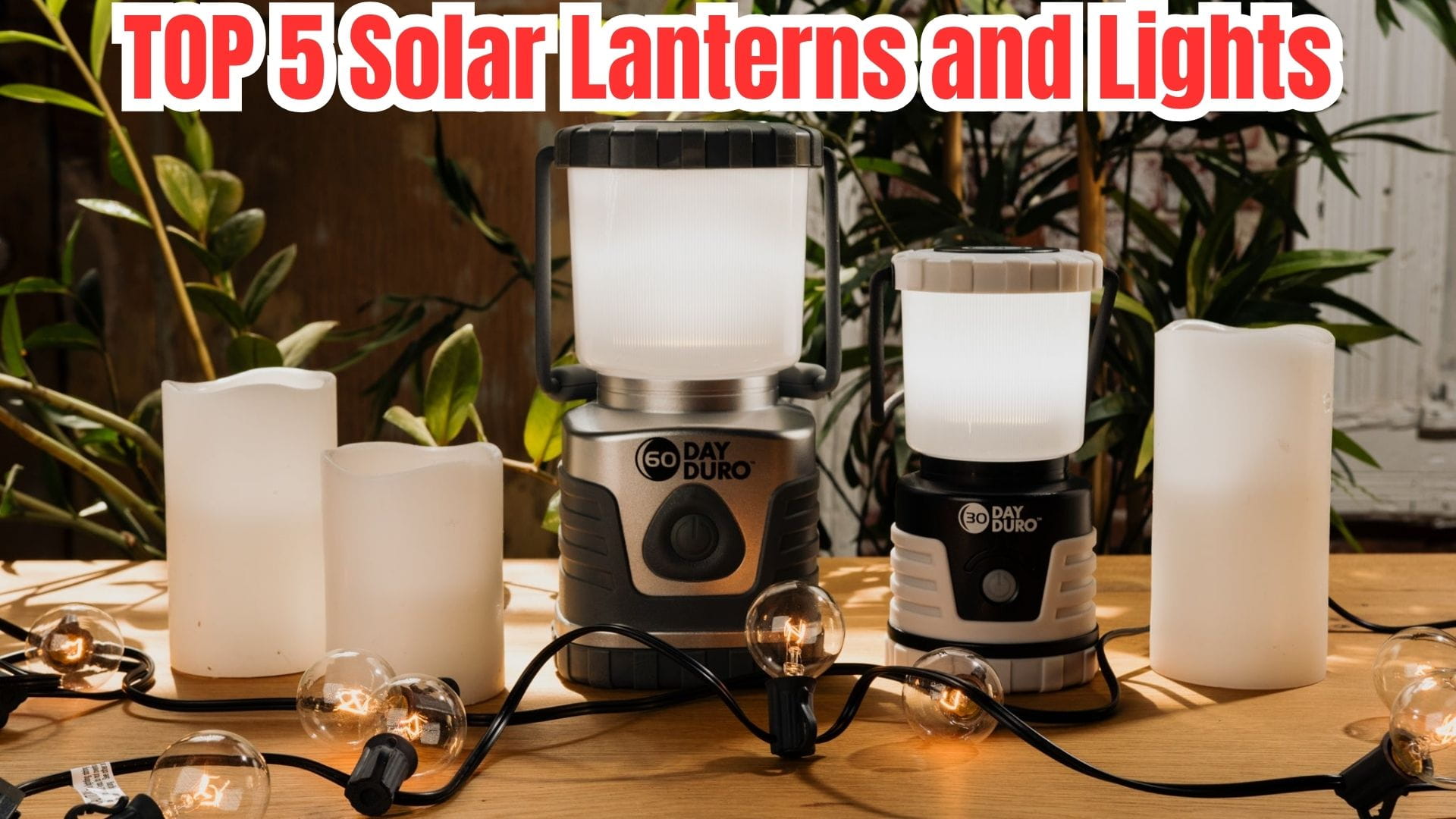 5 Best Solar Lanterns and Lights for Backyard & Emergencies